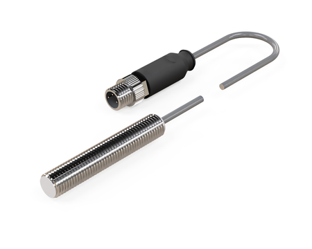 Inductive sensor M8 45 mm cable 0,3 m connector M8 NPN NO & NC Sn = 1 mm