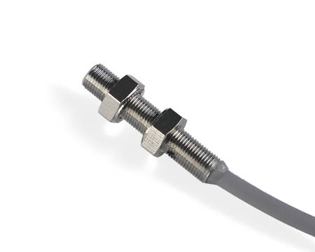 NIS05022 - 3 - Indukční snímač M5 L=25 mm kabel 2m NPN NC Sn = 1,5 mm