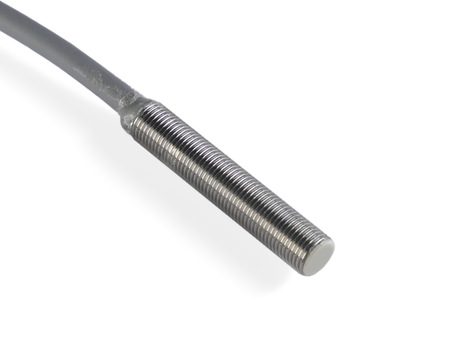 NIS05093 - 7 - Induktív érzékelő M5 L=25 mm kábel 0,3 m csatlakozó M8 PNP NO Sn = 0,8 mm