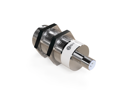 Induktiver Sensor M30 L=78 mm Stecker M12 PNP NC Sn = 16 mm