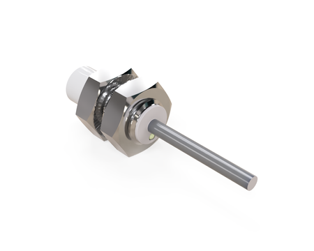 Czujnik indukcyjny M8 L=18 mm przewód 2m PNP NC Sn = 2 mm