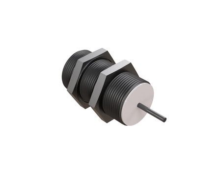 Czujnik indukcyjny M30 dla spawalnictwa 55 mm przewód 2m PNP NO Sn = 10 mm