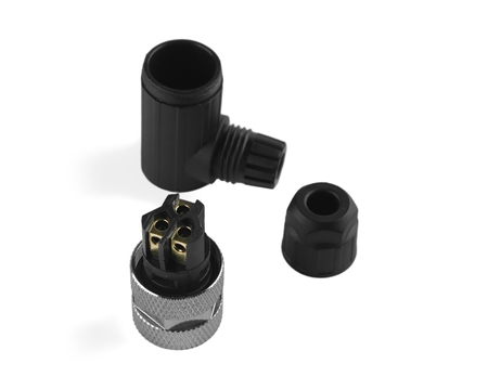 P8-3R - 3 - Buchse M8 3-pin gewinkelt – Steckverbinder für Sensoren und Industrieautomation