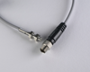 Inductive sensor M5 28 mm cable 0,3 m connector M8 PNP NO Sn = 1,5 mm