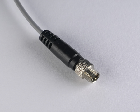 Inductive sensor M5 30 mm cable 0,3 m connector M8 NPN NO Sn = 0,8 mm