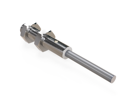 NIS05003 - Czujnik indukcyjny M5 25 mm przewód 2m PNP NO Sn = 0,8 mm