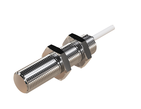 NMF12042 - 8 - Czujnik indukcyjny M12 całometalowy 50 mm przewód 2m NPN NC Sn = 4 mm