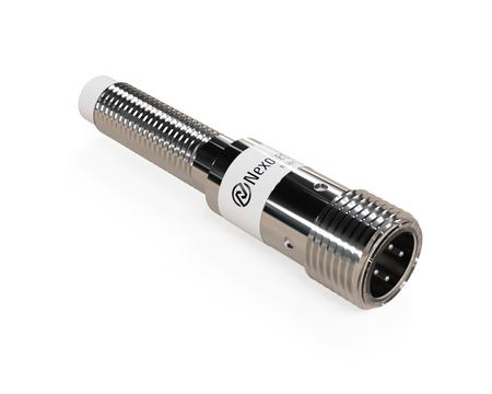 Indukčný snímač M8 L=53 mm konektor M12 NPN NO Sn = 2 mm