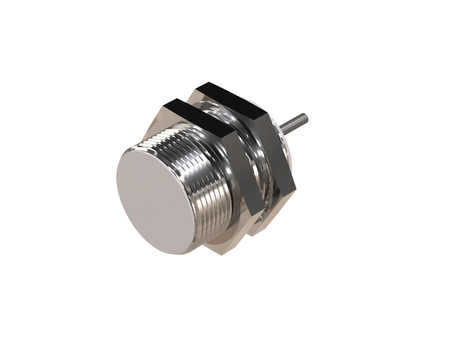 Induktiver Sensor M30 L=35 mm Kabel 2m NPN NC Sn = 22 mm