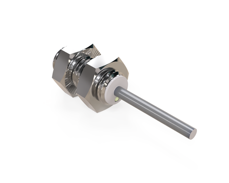 Induktív érzékelő M8 L=18 mm kábel 2m NPN NC Sn = 3 mm