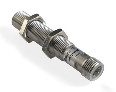 NMF12143-NF - 3 - Inductive sensor M12 metal face 68 mm connector M12 PNP NO Sn = 4 mm NF