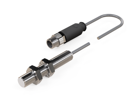 Inductive sensor M8 45 mm cable 0,3 m connector M8 NPN NO & NC Sn = 1 mm