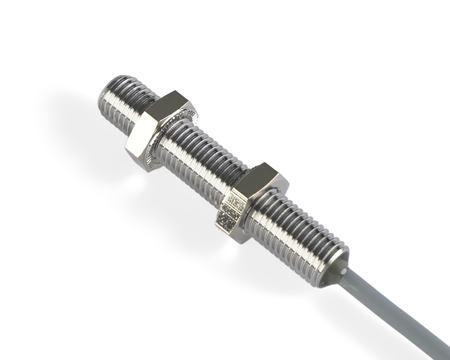 NIS08243-K2 - 3 - Induktív érzékelő M8 L=45 mm kábel 2m PNP NO Sn = 3 mm