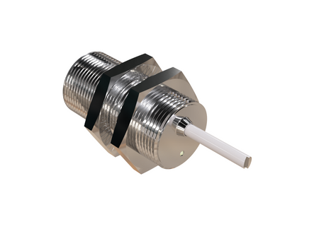 NMF18063 - 2 - Indukčný snímač M18 celokovový 35 mm kábel 2m PNP NO Sn = 8 mm