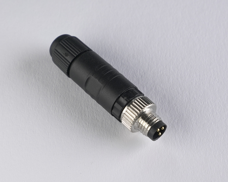 P8-3MS - 8 - Stecker M8 3-pin gerade – Steckverbinder für Sensoren und Industrieautomation