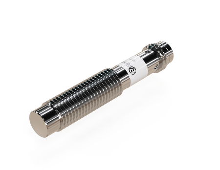 Czujnik indukcyjny M8 całometalowy 45 mm wtyk M8 PNP NC Sn = 2 mm