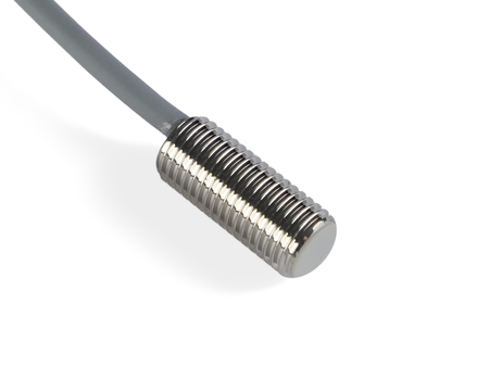 NIS08061-K2 - 2 - Inductive sensor M8 18 mm cable 2m NPN NO Sn = 4 mm