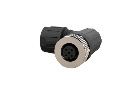 F12-5R - 9 - Buchse M12 5-pin gewinkelt – Steckverbinder für Sensoren und Industrieautomation