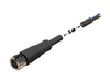 NXOC08061105 - 3 - Připojovací kabel M8 4 pin samice rovný, kabel PVC 5 m s otevřenými konci