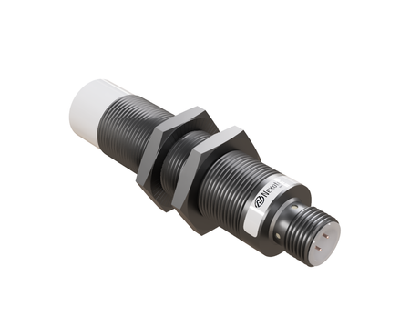 Inductive sensor M18 for welding process 79 mm connector M12 NPN NC Sn = 8 mm