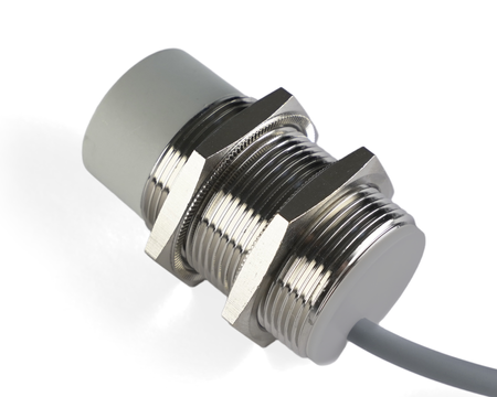 NIS30156-K2 - 3 - Indukční snímač M30 L=55 mm kabel 2m PNP NO & NC Sn = 40 mm