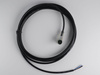 Kabel przyłączeniowy M12 4 pin żeński kątowy, dioda led, przewód PVC 3 m z otwartymi końcówkami