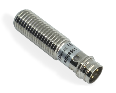 NIS08361 - 1 - Indukční snímač M8 L=32 mm konektor M8 NPN NO Sn = 4 mm