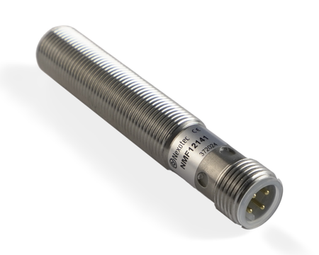 NMF12141 - 1 - Inductive sensor M12 Metal face 68 mm connector M12 NPN NO Sn = 4 mm