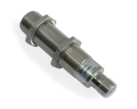 NIS18463 - 3 - Indukčný snímač M18 L=79 mm konektor M12 PNP NO Sn = 15 mm
