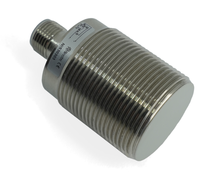 NIS30303 - 2 - Indukčný snímač M30 L=48 mm konektor M12 PNP NO Sn = 10 mm