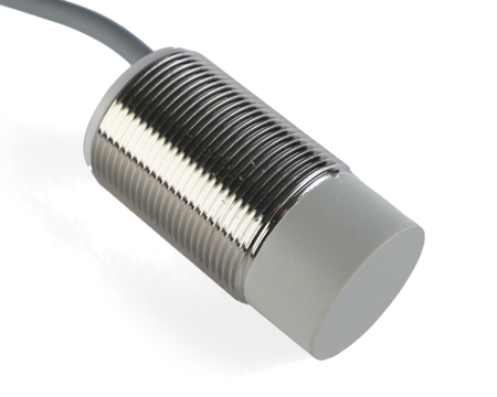 NIS30151-K3 - 2 - Induktiver Sensor M30 L=55 mm Kabel 3m NPN NO Sn = 40 mm