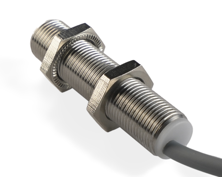 NMF12342 - 3 - Inductive sensor M12 Metal face 50 mm cable 3m NPN NC Sn = 4 mm