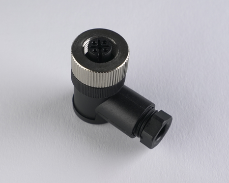 F12-4R - 8 - Buchse M12 4-pin gewinkelt – Steckverbinder für Sensoren und Industrieautomation
