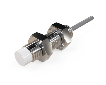 Induktiver Sensor M8 L=30 mm Kabel 2m PNP NC Sn = 2 mm