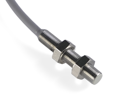 NIS05021 - 4 - Czujnik indukcyjny M5 L=25 mm przewód 2m NPN NO Sn = 1,5 mm