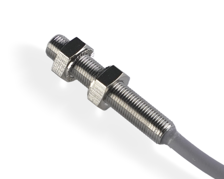NIS05534 - 3 - Inductive sensor M5 28 mm cable 5m PNP NC Sn = 0,8 mm
