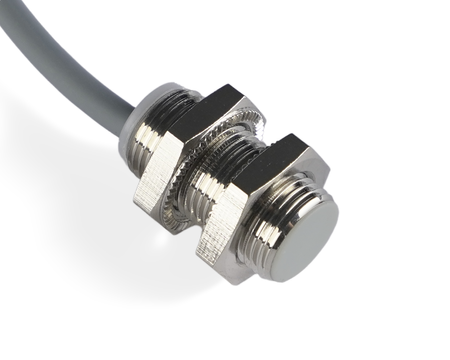 NIS12021-K2 - 4 - Indukčný snímač M12 L=22 mm kábel 2m NPN NO Sn = 4 mm