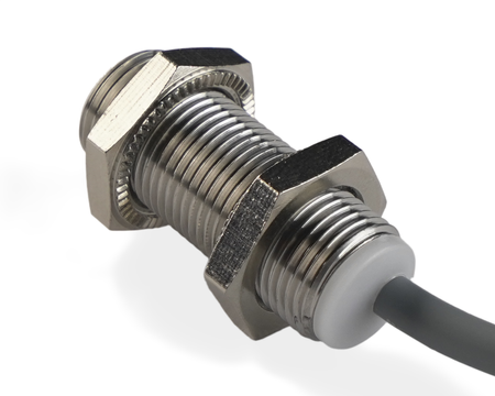 NMF12364 - 3 - Indukčný snímač M12 celokovový 30 mm kábel 3m PNP NC Sn = 4 mm