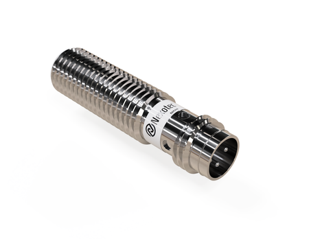 Indukčný snímač M8 L=32 mm konektor M8 PNP NO Sn = 4 mm