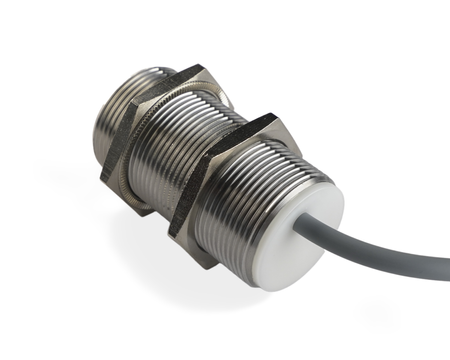 NMF30004-FE - 3 - Indukčný snímač M30 celokovový 55 mm kábel 2m PNP NC Sn = 10 mm FE