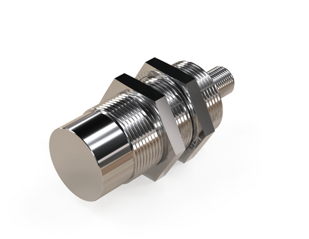 NMF30114 - 8 - Induktiver Sensor M30 Vollmetall 78 mm Stecker M12 PNP NC Sn = 13 mm