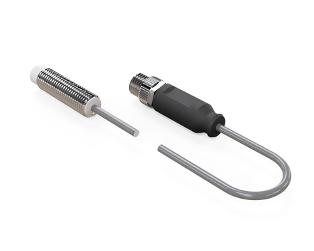 Inductive sensor M8 30 mm cable 0,3 m connector M8 NPN NO Sn = 2 mm