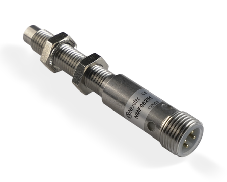 NMF08251 - 3 - Induktív érzékelő M8 teljes fém 70 mm csatlakozó M12 NPN NO Sn = 3,5 mm
