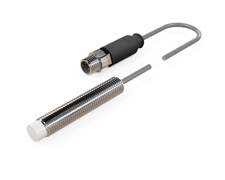 Inductive sensor M8 45 mm cable 0,3 m connector M8 NPN NO Sn = 2 mm