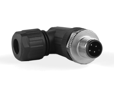 F12-4MR - 1 - Wtyczka M12 4-pin męska kątowa – złącze do czujników i automatyki przemysłowej