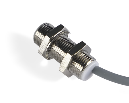 NIS12104-K2 - 3 - Czujnik indukcyjny M12 L=30 mm przewód 2m PNP NC Sn = 2 mm