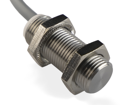 NMF12364 - 4 - Indukčný snímač M12 celokovový 30 mm kábel 3m PNP NC Sn = 4 mm