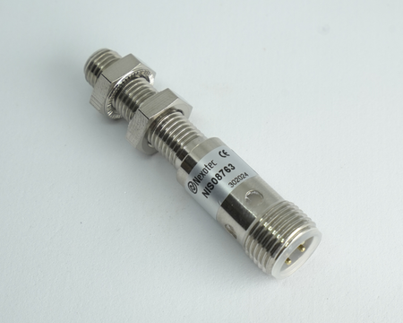 Indukčný snímač M8 L=53 mm konektor M12 PNP NO Sn = 4 mm
