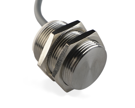 NMF30021 - 4 - Indukčný snímač M30 celokovový 35 mm kábel 2m NPN NO Sn = 10 mm