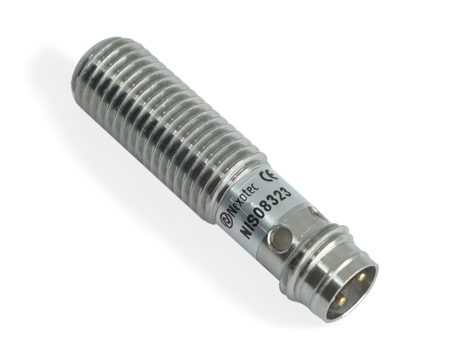 NIS08323 - 1 - Induktiver Sensor M8 L=32 mm Stecker M8 PNP NO Sn = 2 mm